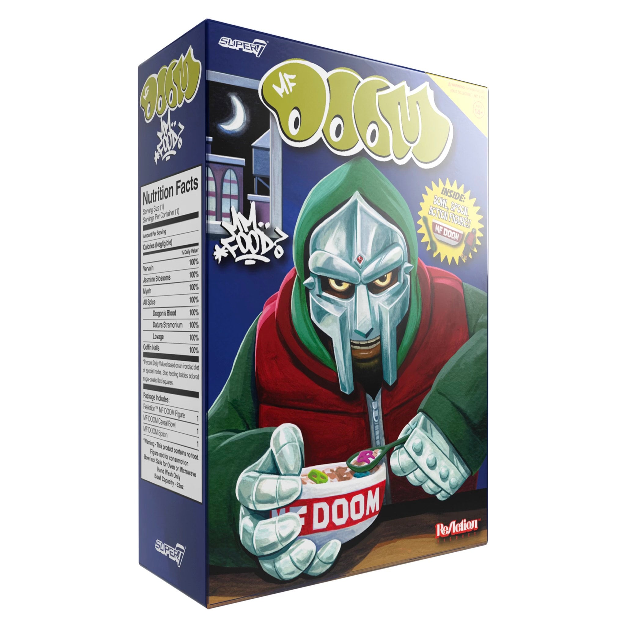 【新品未開封】MF DOOM MM...FOOD リアクションフィギュア MF DOOM (Mm..Food) ReAction Figure (In-store pick up only
